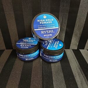3pc Lot Ryshi High Hold Pomade Ultra Hold High Shine 3.75oz Each